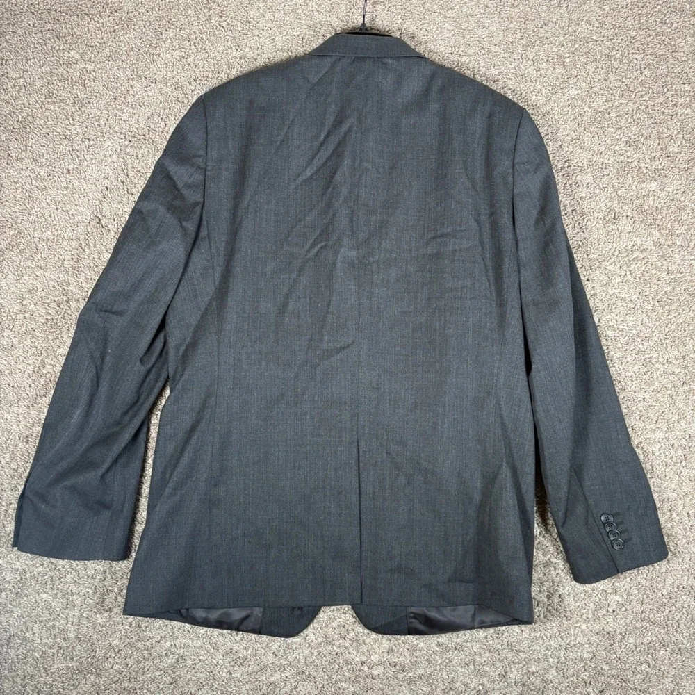 Banana Republic Mens 44R Tailored Slim Fit Grey Wool Blend Blazer Jacket